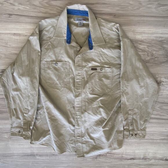 Carhartt Canvas Rugged Professional Button Down - XL - Picture 1 of 6